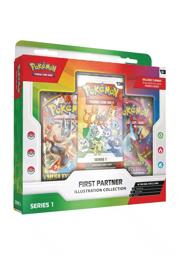 Pokémon TCG - FIRST PARTNER ILLUSTRATION COLLECTION - Series 1 (INGLES)