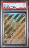 2025 Pokemon Dri En-Destined Rivals #196 Electrike Illustration Rare PSA 9