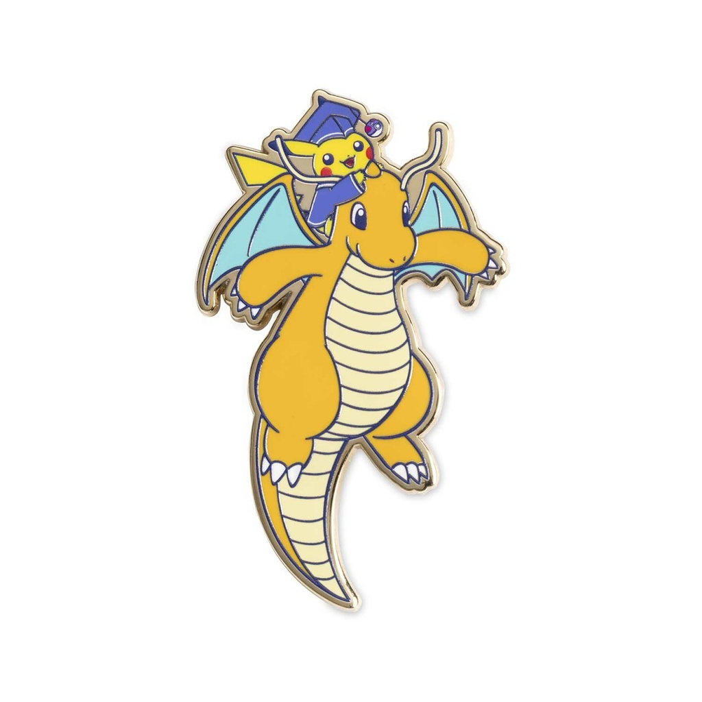 Pokémon Graduation: Pikachu & Dragonite Pin & Greeting Card