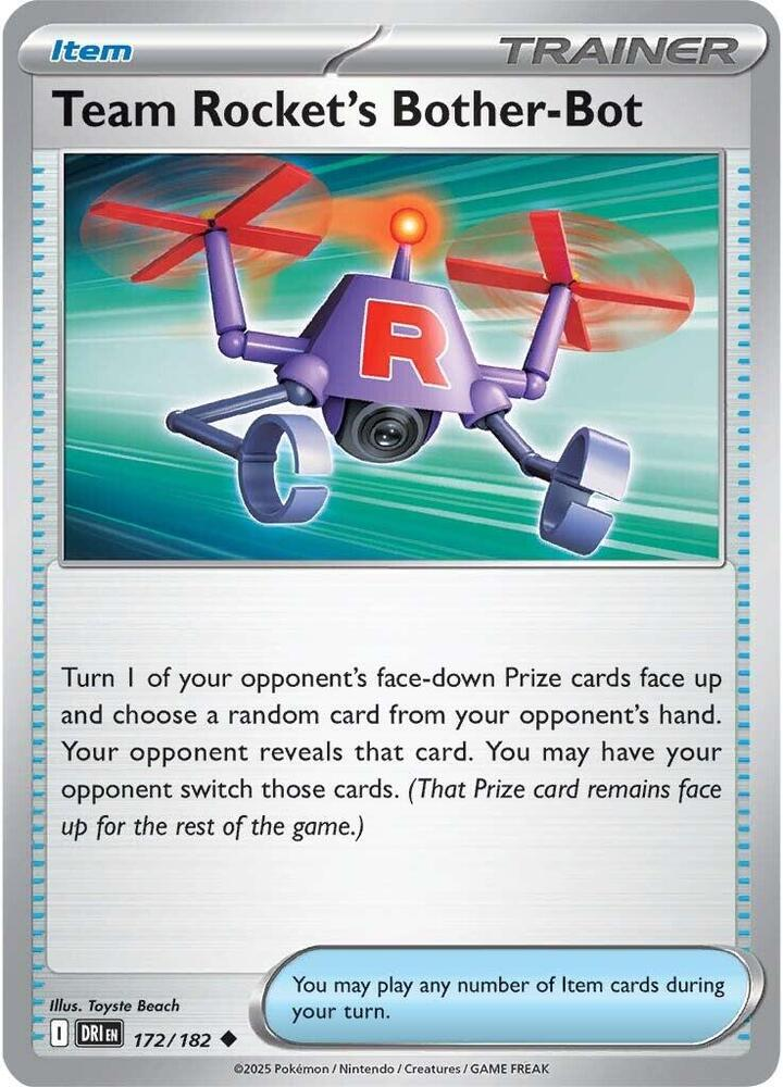 Team Rocket's Bother-Bot - 172/182