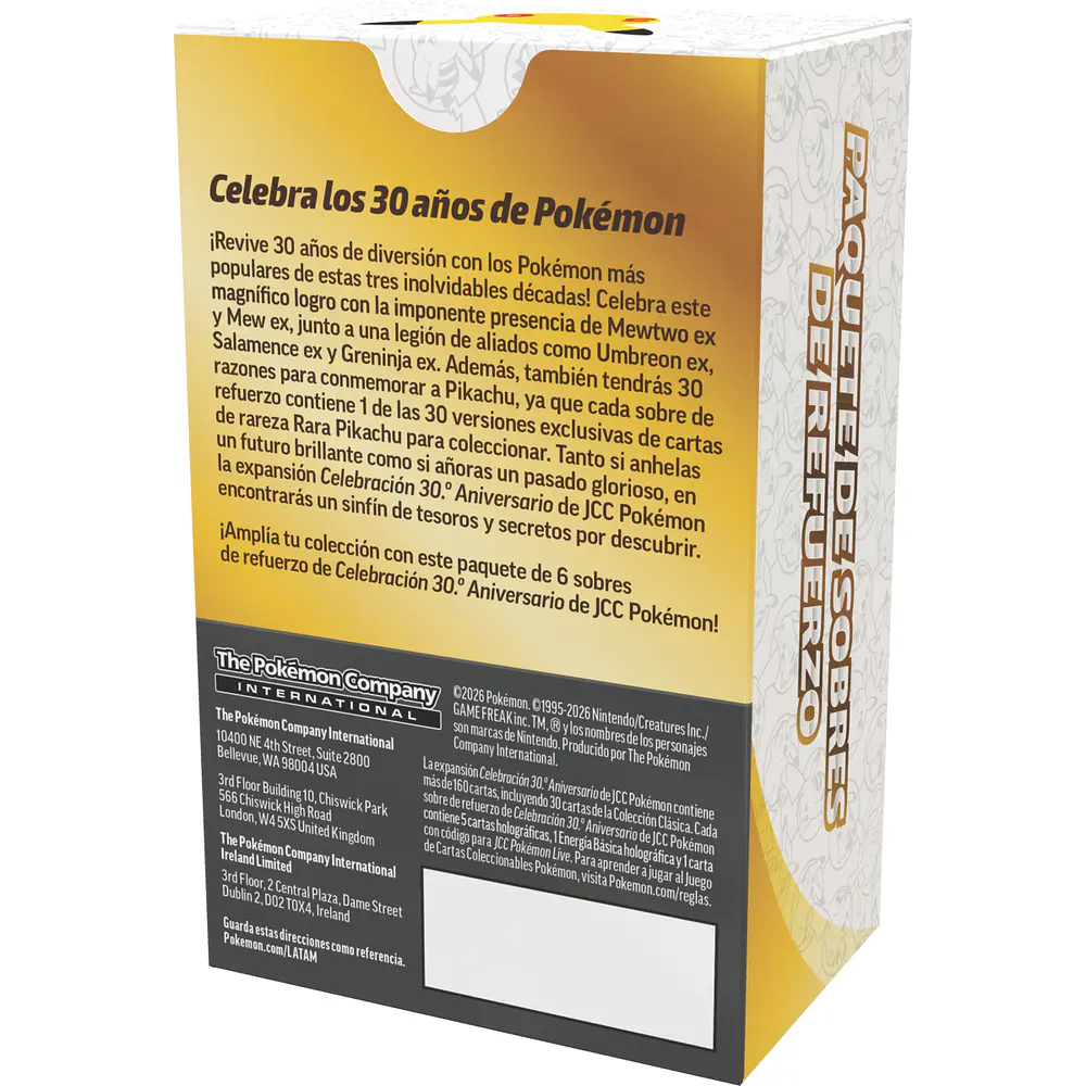 PREVENTA - Pokemon TCG 30th Celebration - Booster Bundle - ESPAÑOL