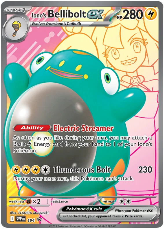 Iono's Bellibolt ex - 194 PROMO