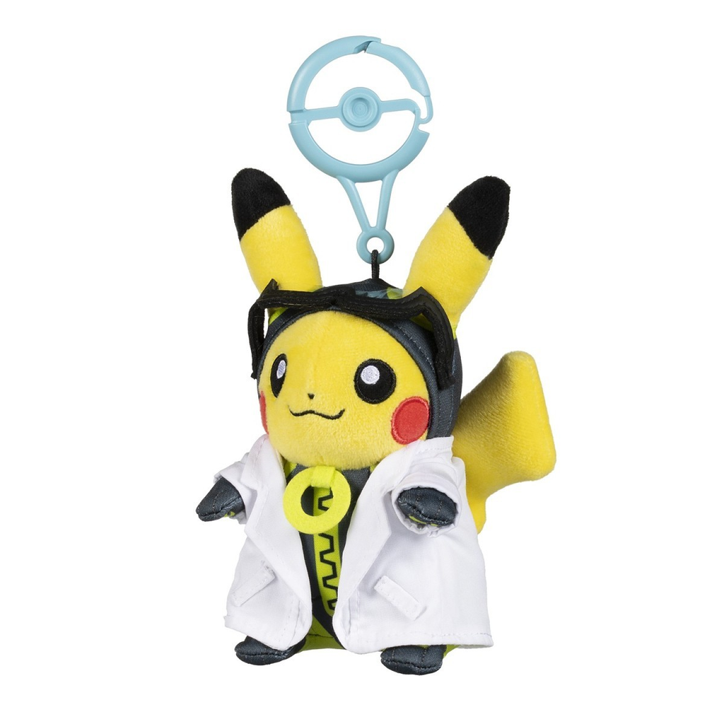 Llavero peluche Pikachu asistente del Profesor Willow