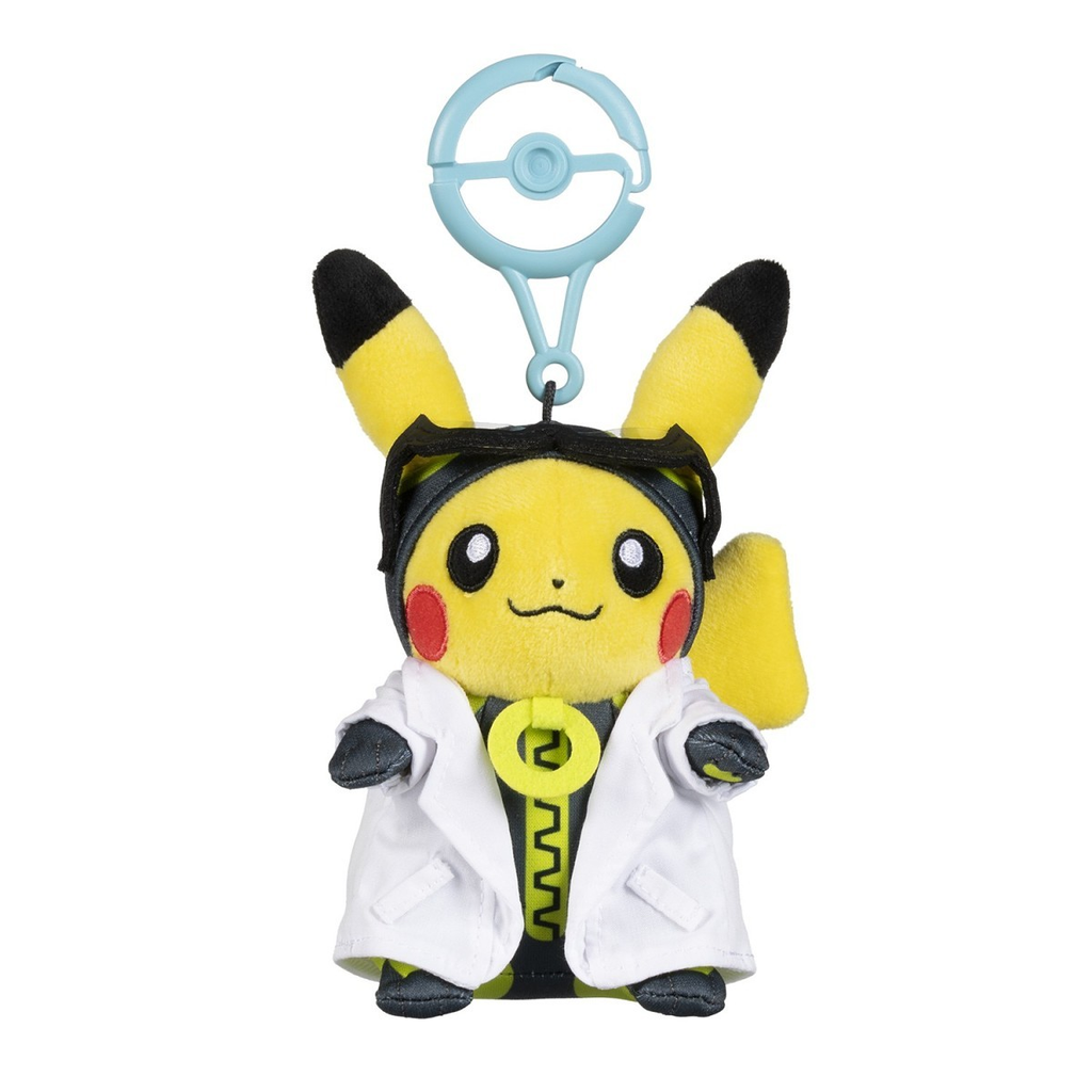Llavero peluche Pikachu asistente del Profesor Willow