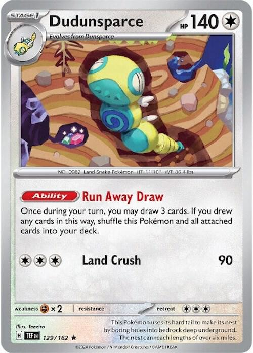 Dudunsparce - 129/162